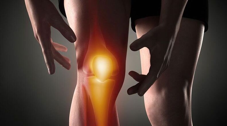 Disorders of metabolic processes in the joint structures can provoke knee pain