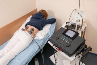 Electrophoresis to treat low back pain and relieve the inflammatory process